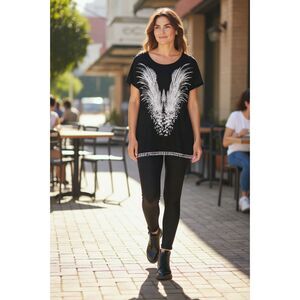 Sparkle Sequin Kaftan Top/Beach Cover Lounge Wear XL